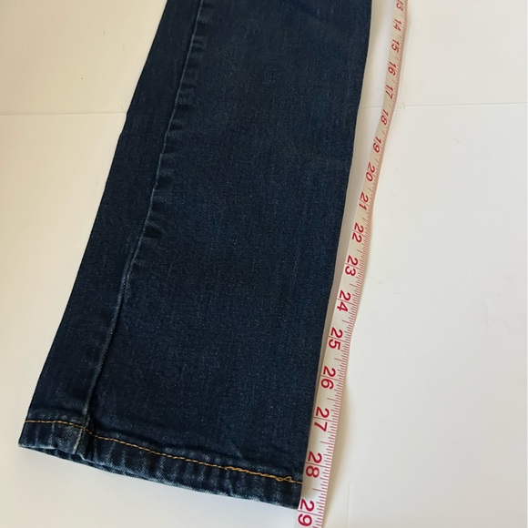 Levi 511 Dark Wash Slim Straight Stretch Button Zip Denim Jeans size 30 - Picture 11 of 12